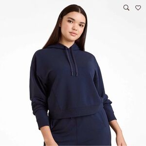 Nuuds Navy Cloud Tech Hoodie Sz M